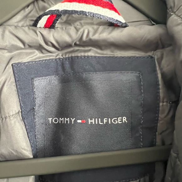 Tommy Hilfiger Hooded Jacket Navy Blue - Picture 3 of 4
